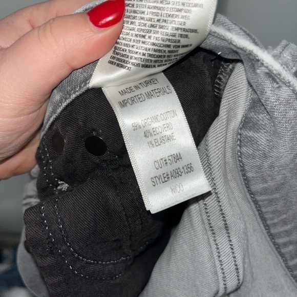 AGOLDE Gray Nico High-Rise Skinny Jeans Size 26 - Picture 11 of 14